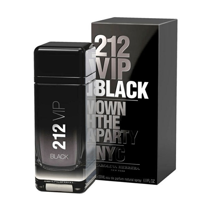 Perfume Carolina Herrera 212 Vip Black para Hombre 200 ml