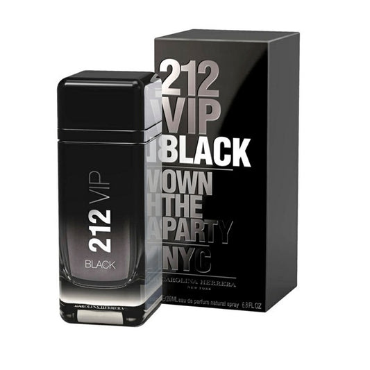 Perfume Carolina Herrera 212 Vip Black para Hombre 200 ml